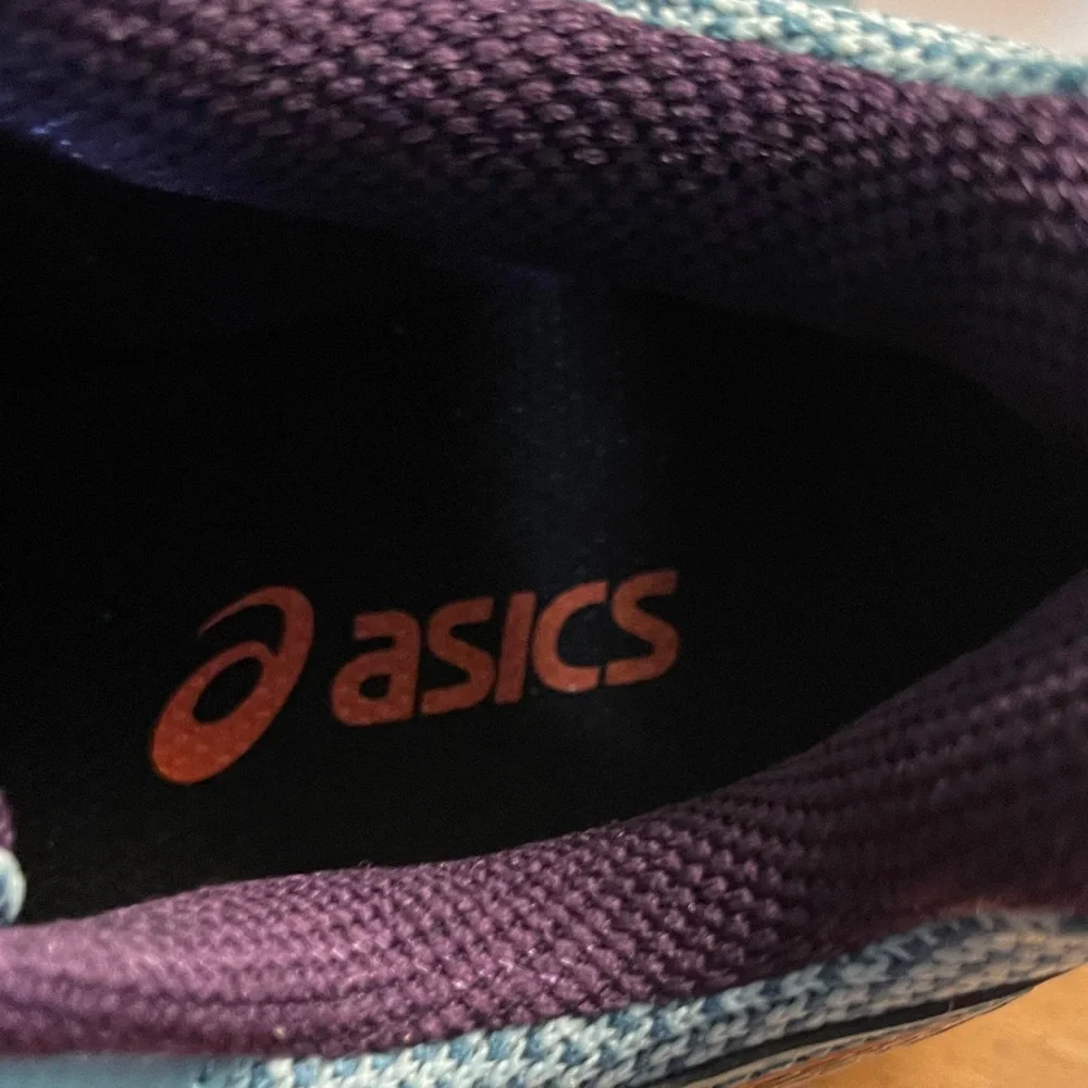 NWOT Asics Turquoise and Violet Athletic Shoes - Picture 2 of 7